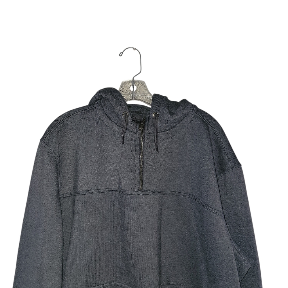 Carhartt Mens Rain Defender Loose Fit Heavyweight Quarter Zip Swearshirt Gray XL - Picture 6 of 9